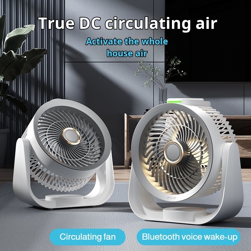 Smart Home Room - Ventilador de Escritorio Inteligente con Luz