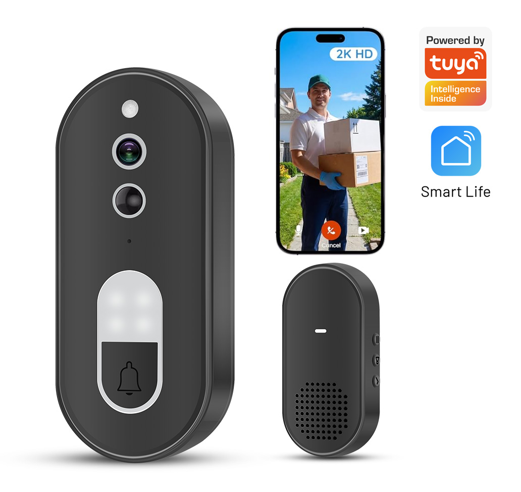 Smart Home Video Doorphone Ezviz - Videoportero Inalámbrico WiFi Tuya 1080P HD,