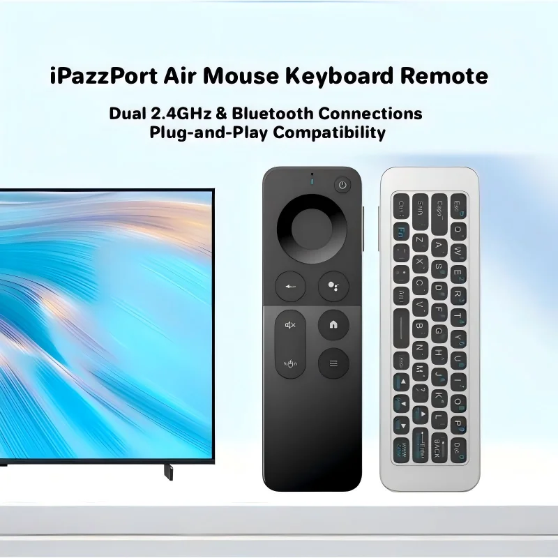 Smart Home Keyboard - IPazzPort Mini Teclado Inalámbrico 2.4G y