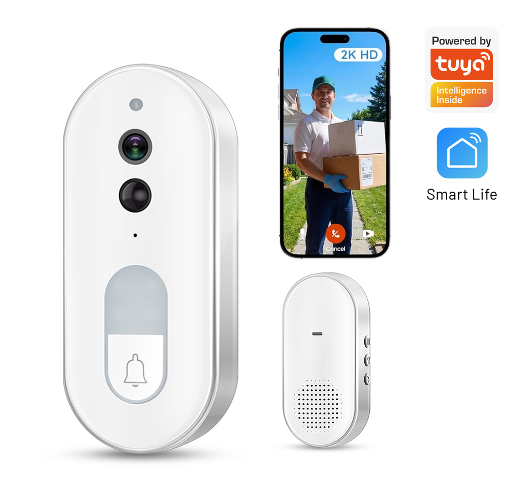 Smart Home Video Doorphone Ezviz - Videoportero Inteligente Tuya, Inalámbrico, 1080P HD,