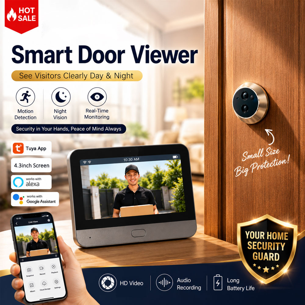 Smart Home Video Doorphone Ezviz - Cámara de Seguridad Inteligente Tuya para