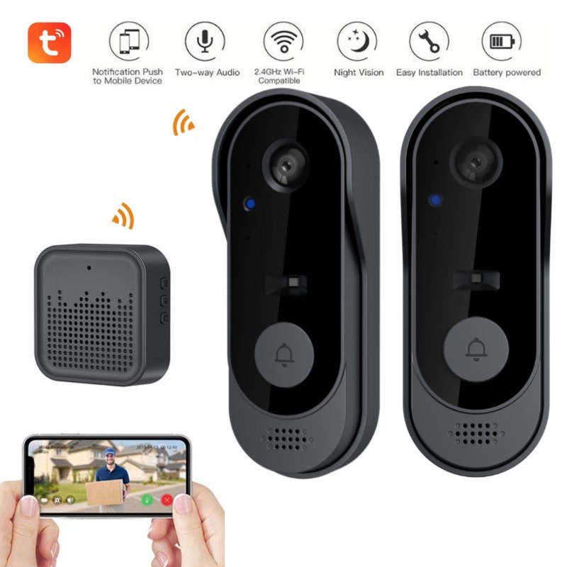 Smart Home Video Doorphone Ezviz - Timbre con cámara WIFI Tuya, videoportero