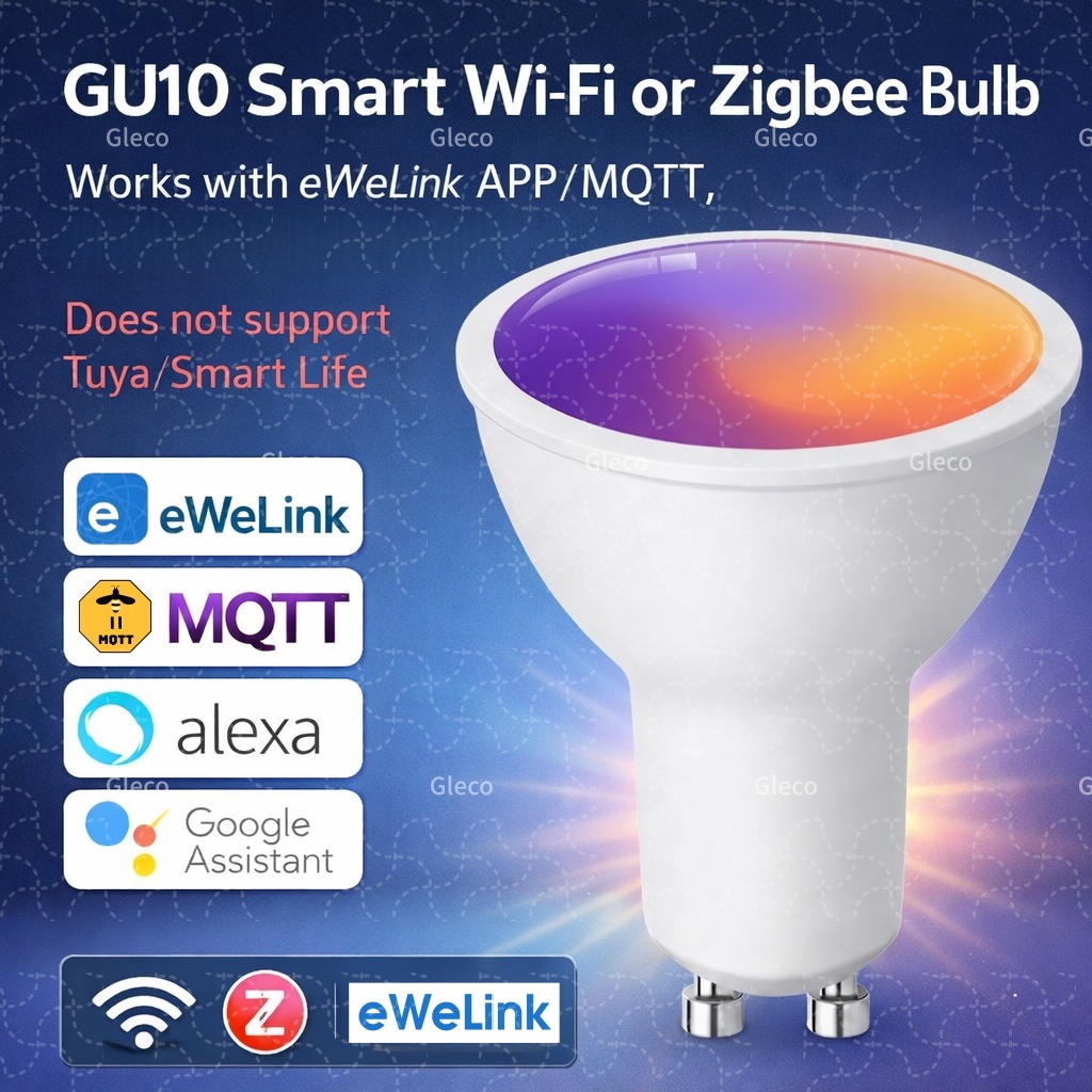Smart Bulb - Bombillas LED Zigbee GU10 Ewelink, Lámpara