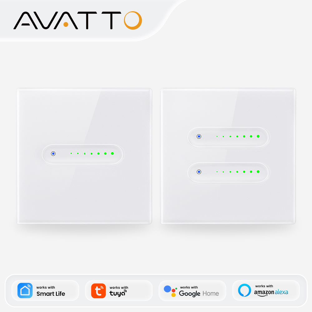 Smart Home Panel - AVATTO Interruptor inteligente WiFi de 1/2