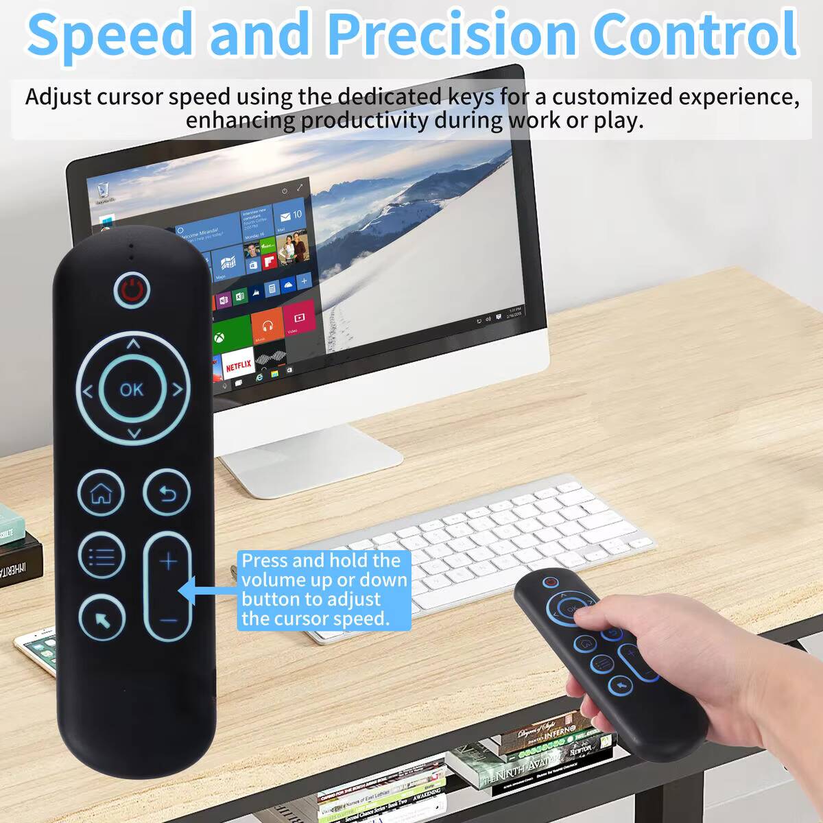 Smart Home Keyboard - Mini teclado Bluetooth 2,4G de modo