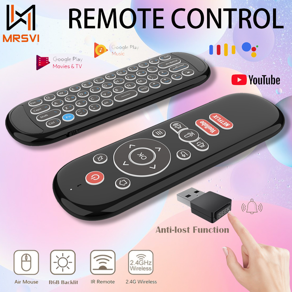 Smart Home Keyboard - W1 PLUS Air Mouse Control remoto