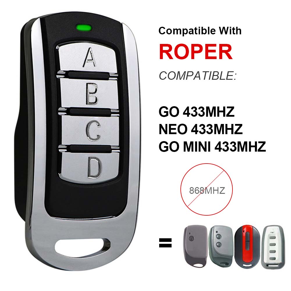 Smart Home Villa - 433MHz ROPER NEO10 NEO20 NER2DCS NER1DCS