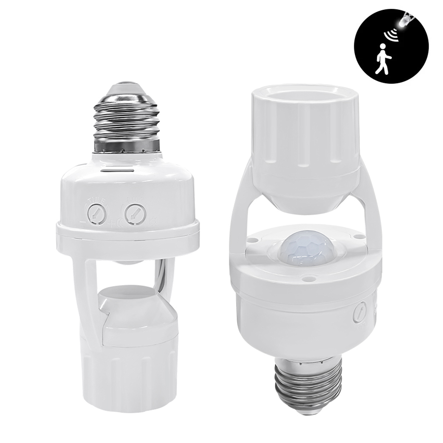 Smart Home Villa - Sensor de movimiento PIR E27, base