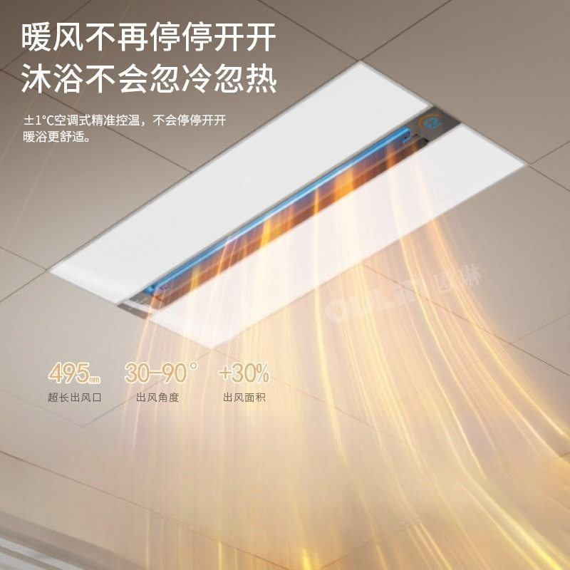 Smart Bathroom Fan - Calentador de techo de baño inteligente