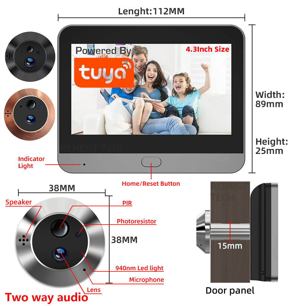 Smart Home Battery Camera - Mini Cámara de Seguridad WiFi con