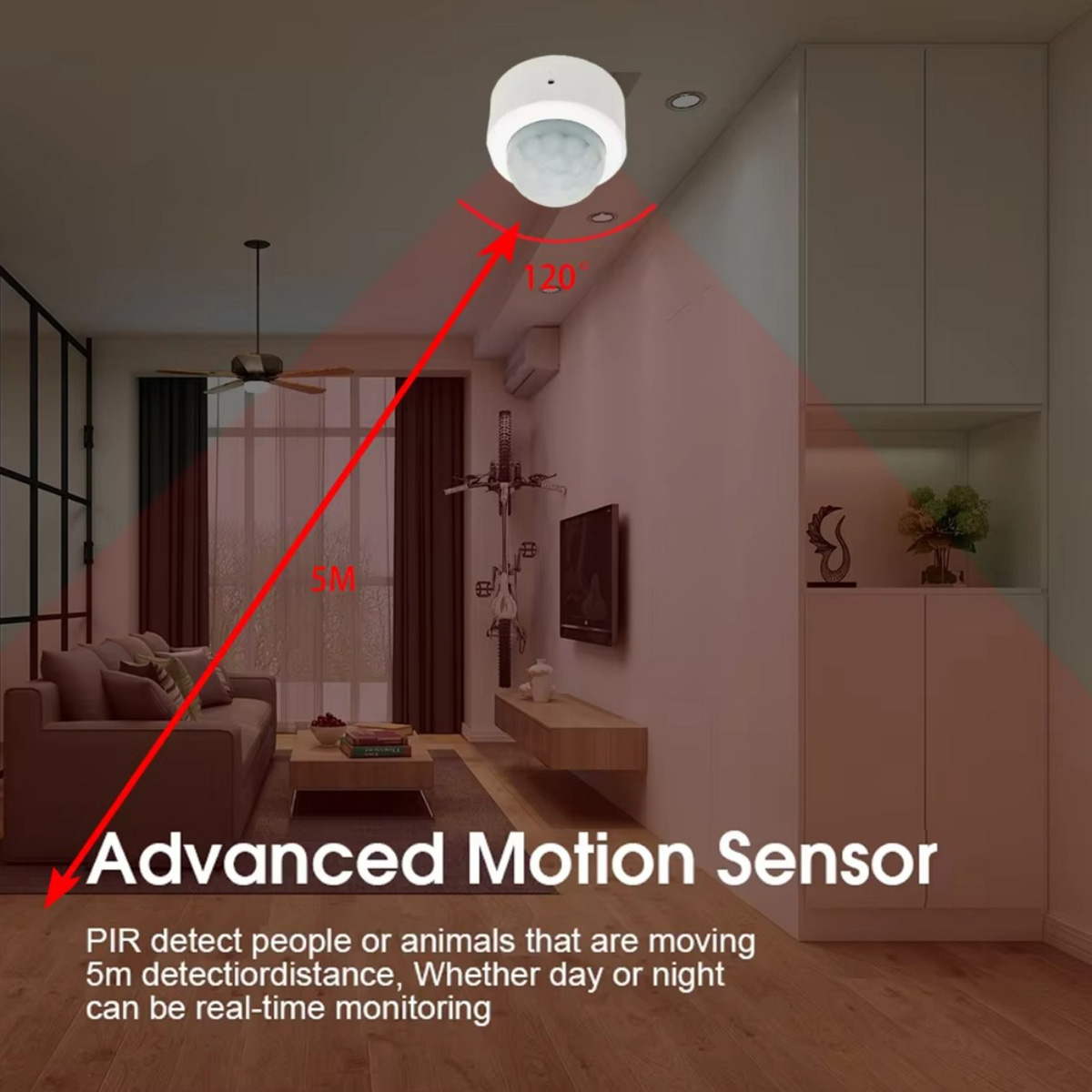 Sensor de Movimiento PIR Zigbe - Pir Motion Sensor reseña y precio