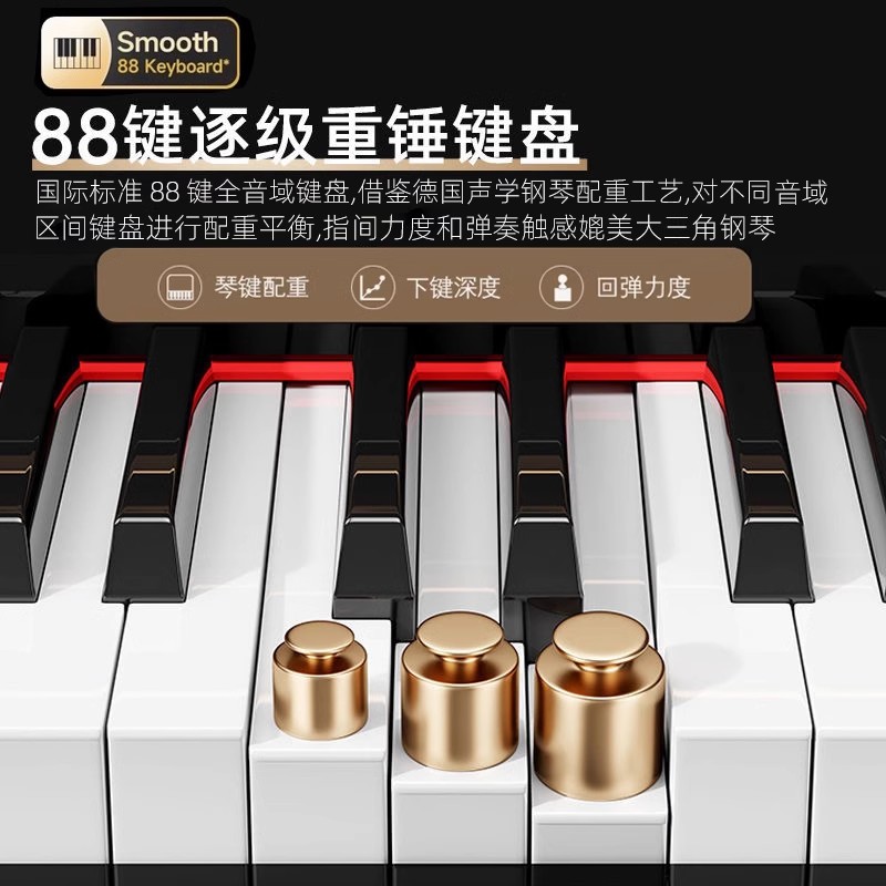 Piano de cola Piano eléctrico  - Smart Home Key reseña y precio