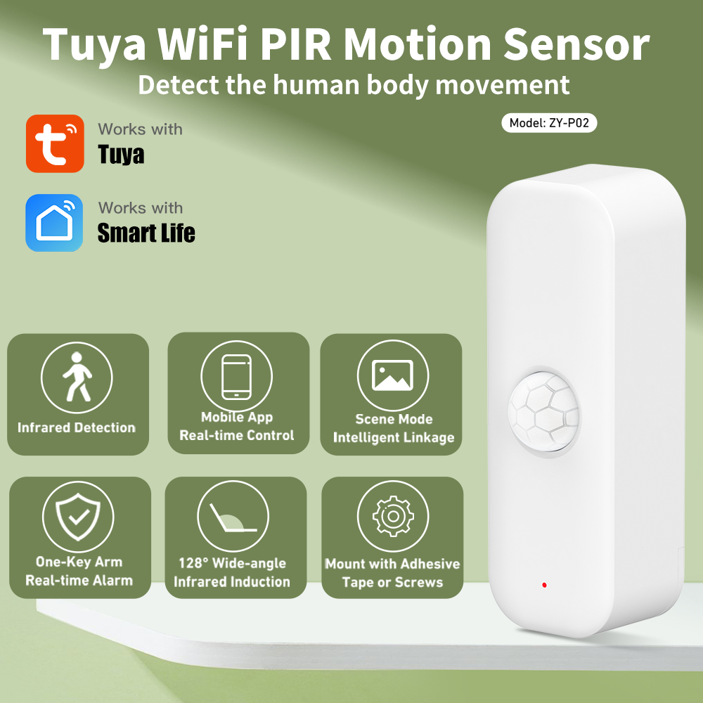Sensor de movimiento WiFi Tuya - Smart Home Web reseña y precio