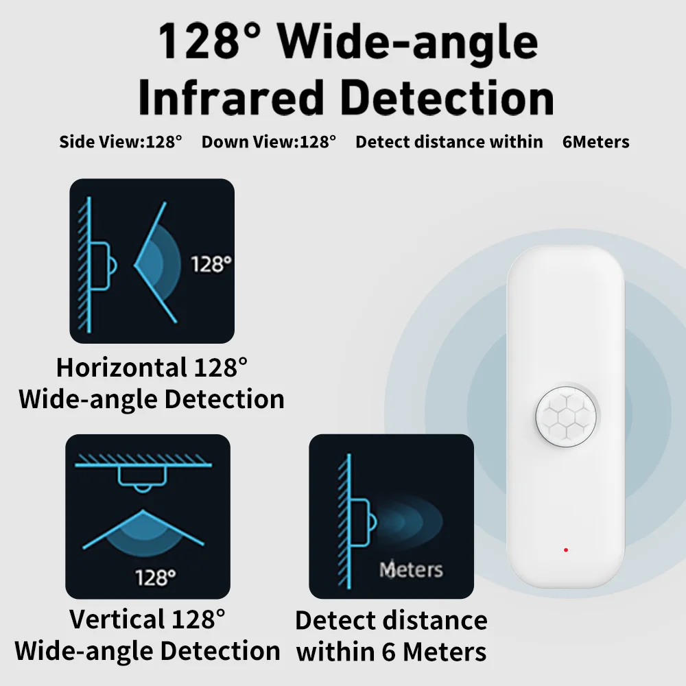 Sensor de movimiento WiFi Tuya - Smart Home Web reseña y precio