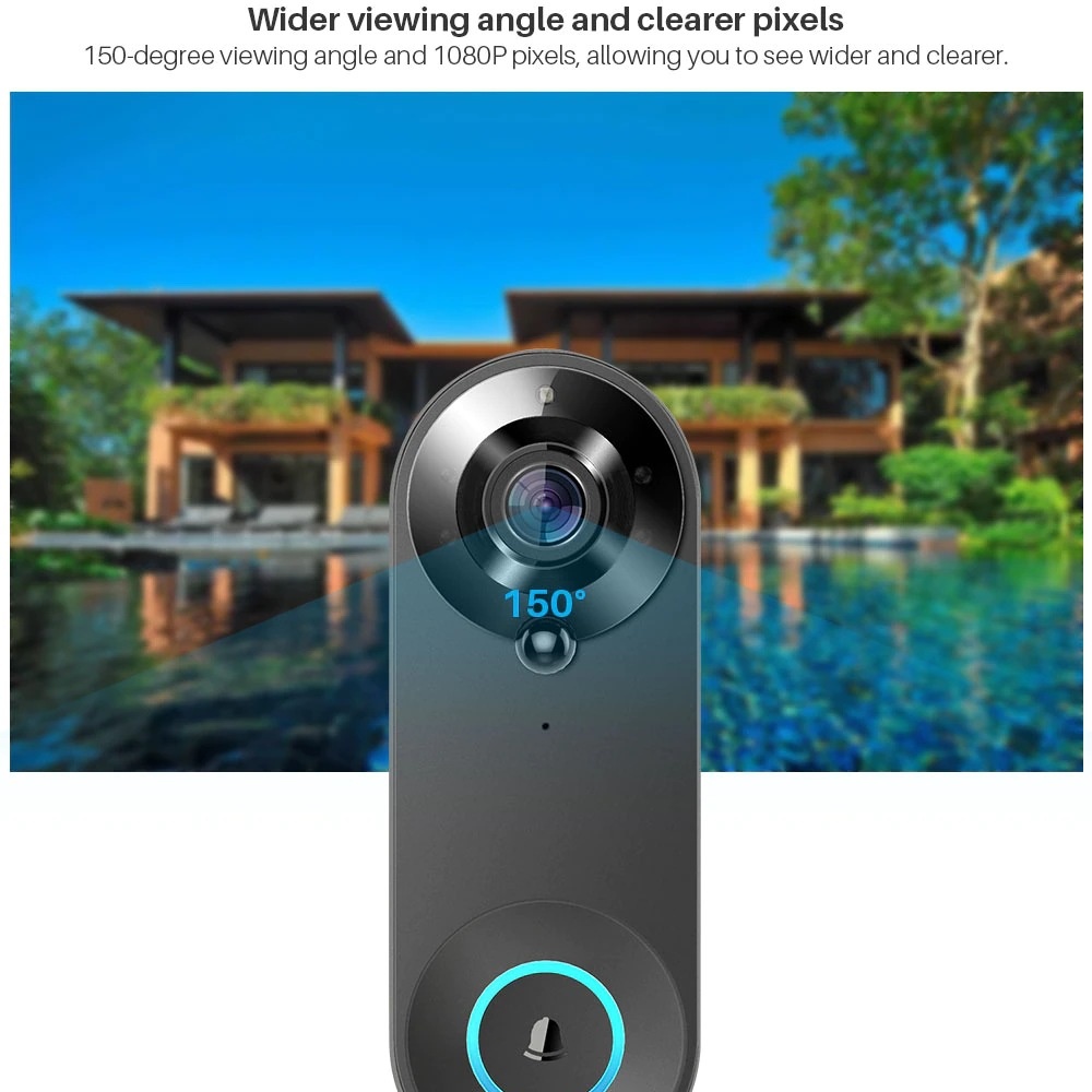Tuya 1080P timbre inalámbrico  - Smart Home Video Doorphone Ezviz reseña y precio