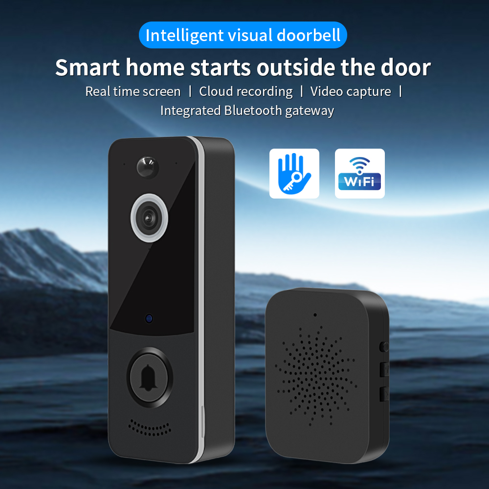 Timbre de puerta con vídeo WIF - Smart Home Battery Camera reseña y precio