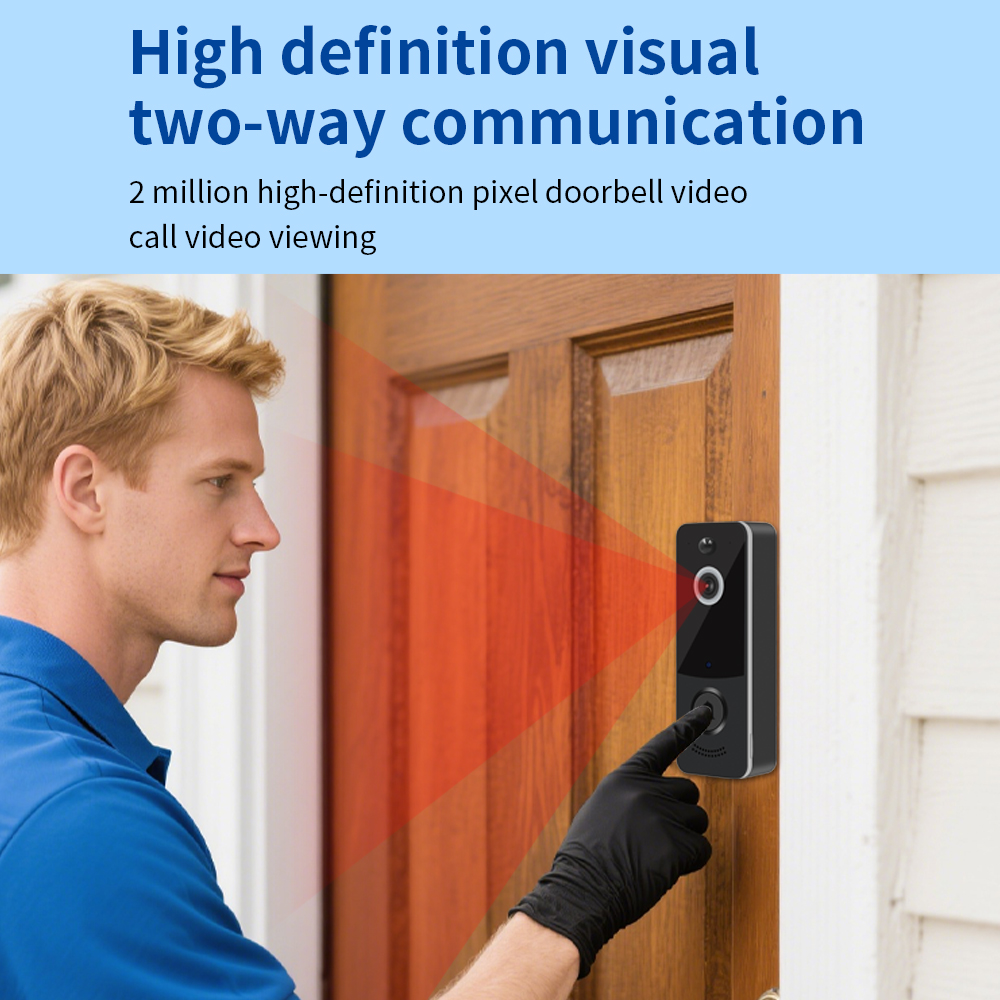 Timbre de puerta con vídeo WIF - Smart Home Battery Camera reseña y precio