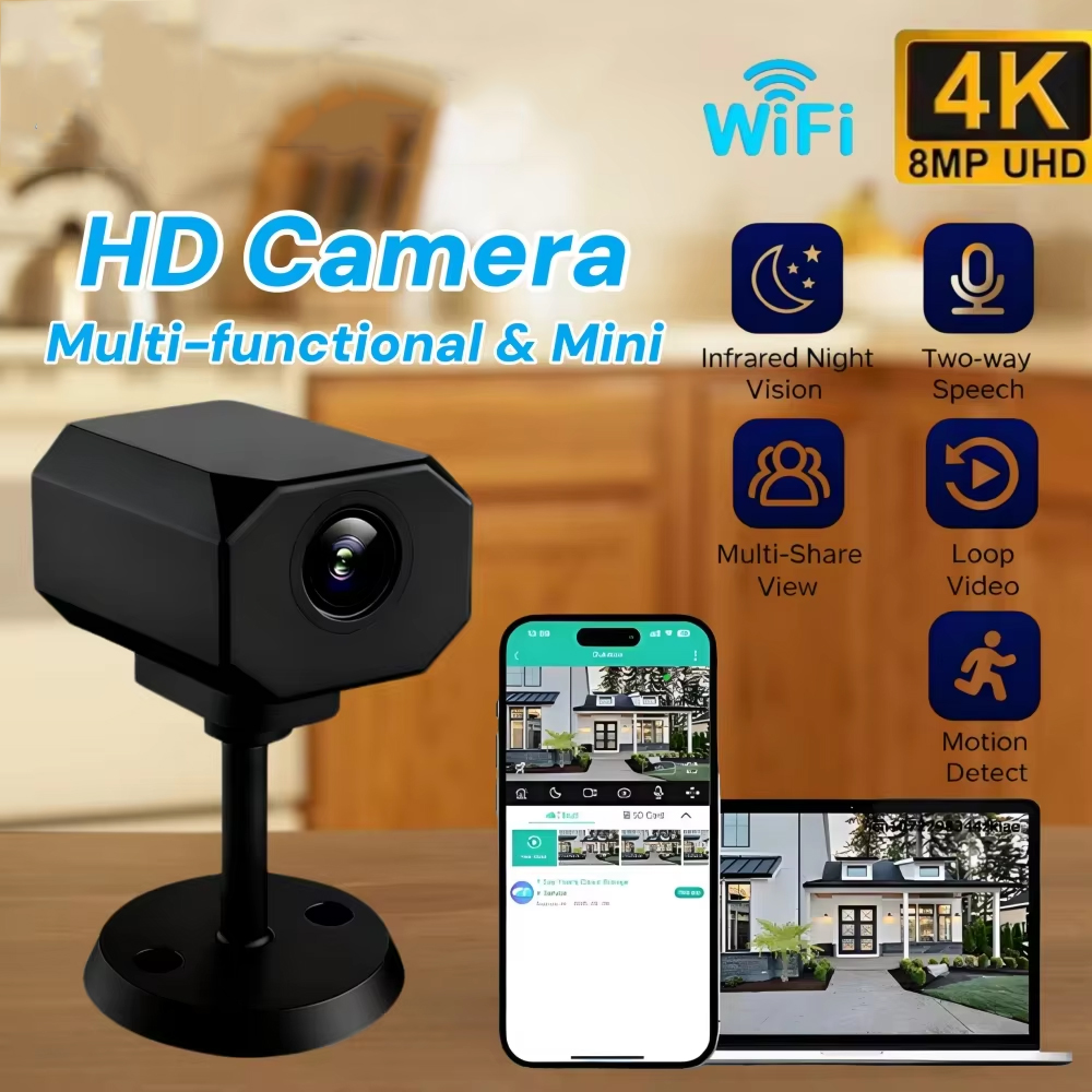 Cámara de seguridad WiFi 4K HD - Smart Home Room reseña y precio