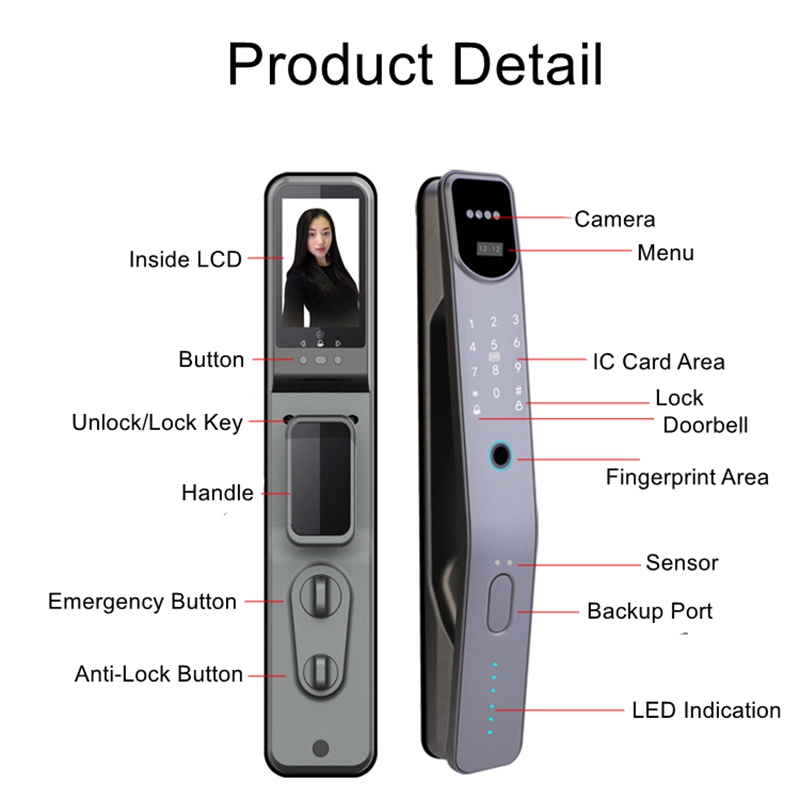 Tuya-cerradura electrónica int - Smart Home Battery Camera reseña y precio