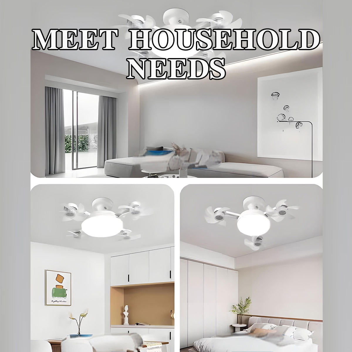 Ventilador de techo con forma  - Smart Bathroom Fan reseña y precio