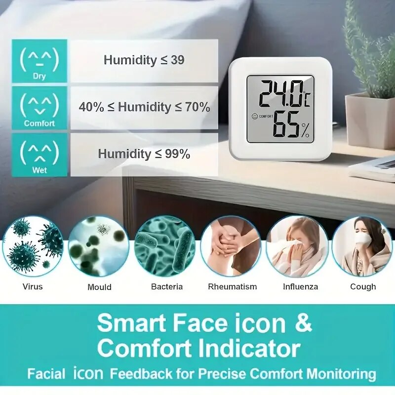 Higrómetro Digital, Termómetro - Smart Home Room reseña y precio