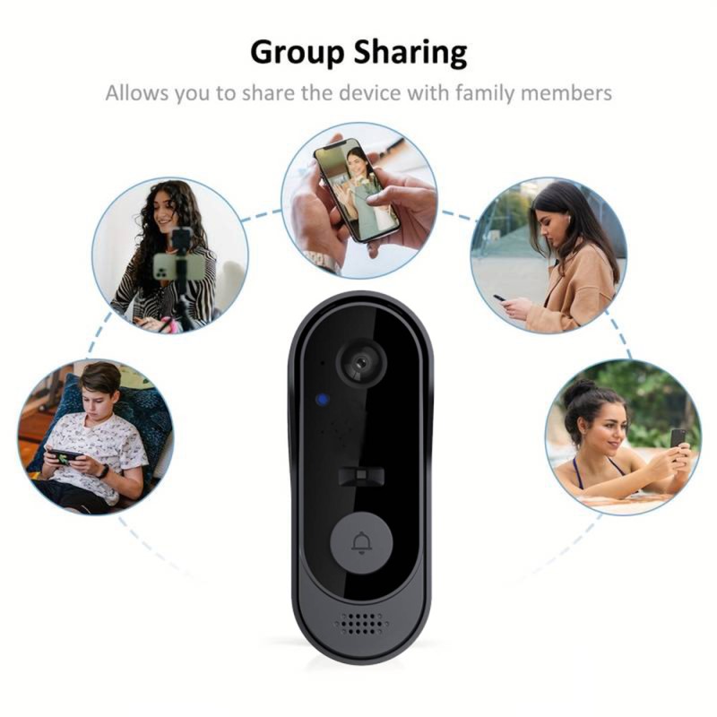Timbre con cámara WIFI Tuya, v - Smart Home Video Doorphone Ezviz reseña y precio