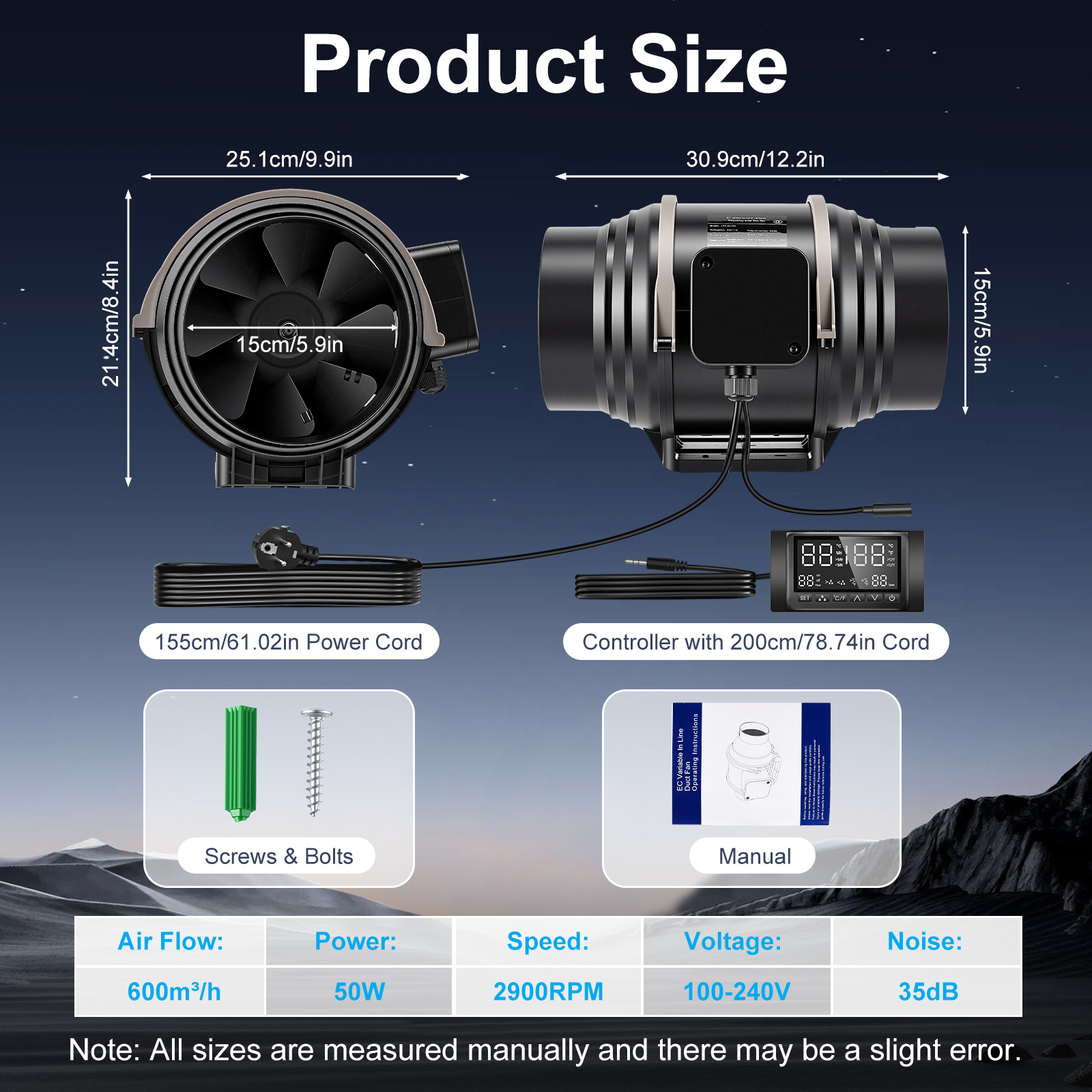 Ventilador de Conducto en Líne - Smart Bathroom Fan reseña y precio