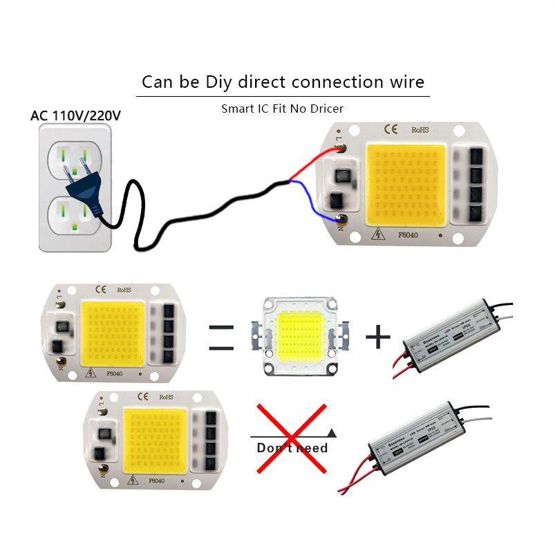 Chip de luz LED COB de 3000K,  - Smart Bulb reseña y precio