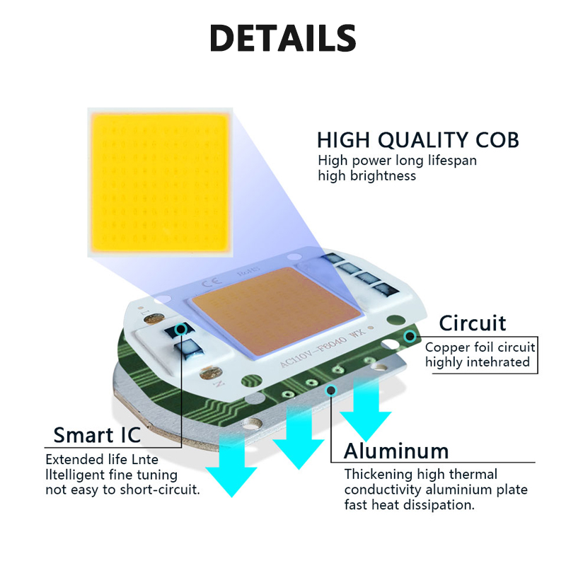 Chip de luz LED COB de 3000K,  - Smart Bulb reseña y precio