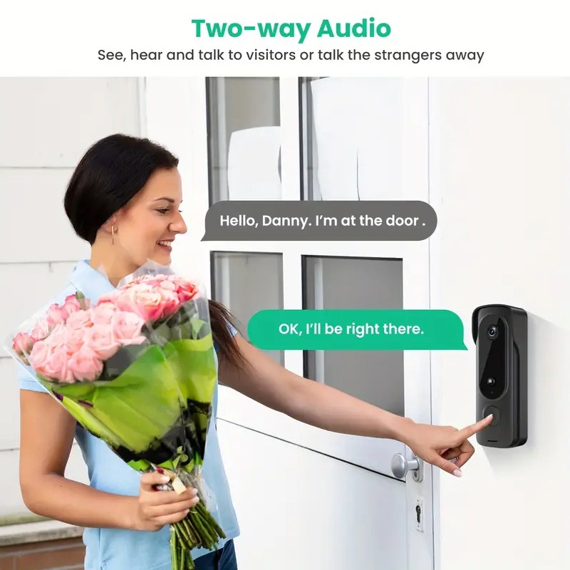 Timbre inalámbrico para exteri - Smart Home Video Doorphone Ezviz reseña y precio