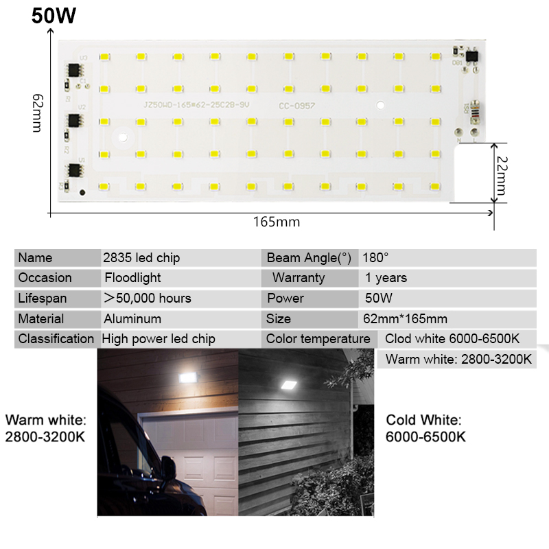 2 unids/lote 50W cuentas de lá - Smart Bulb reseña y precio