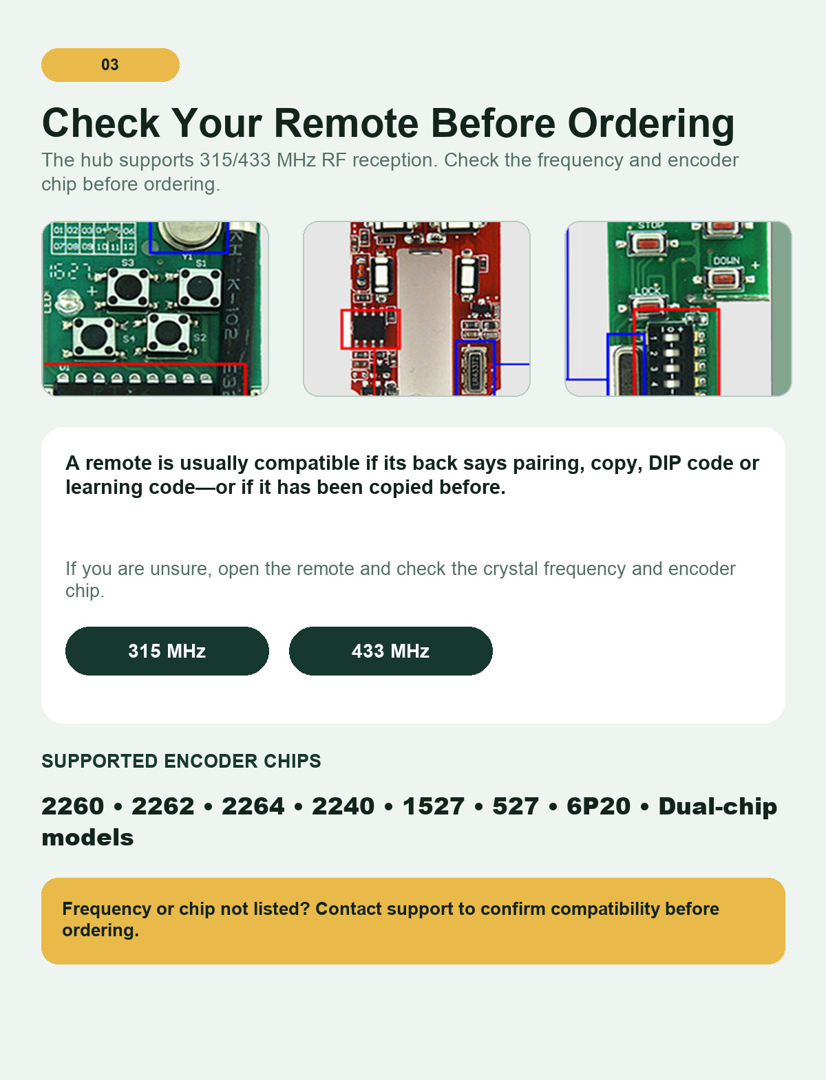 Control Remoto RF de 315/433MH - Smart Home Hub Samsung reseña y precio