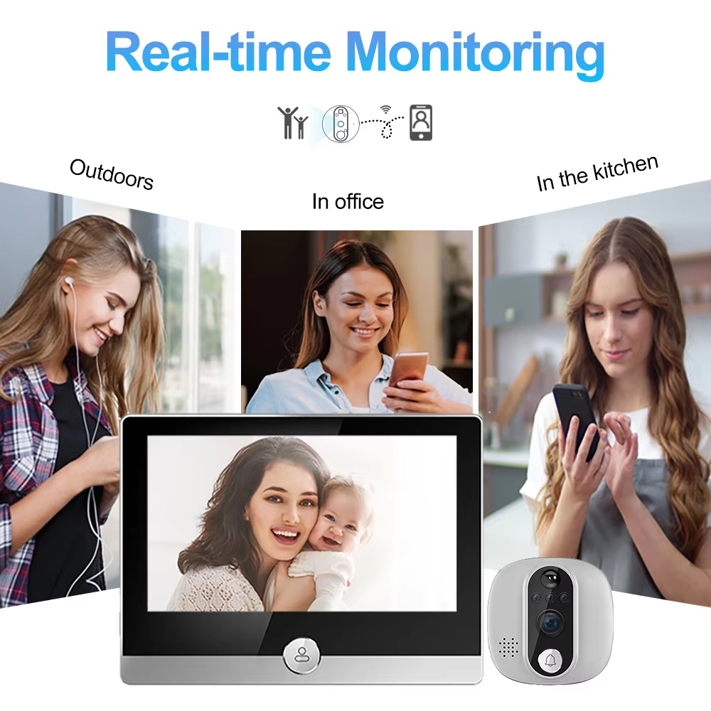 Tuya 1080P WiFi timbre de puer - Smart Home Battery Camera reseña y precio