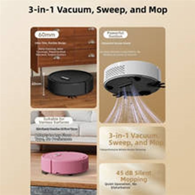 Robot aspirador automático A65 - Vacuum Cleaner Smart Home reseña y precio