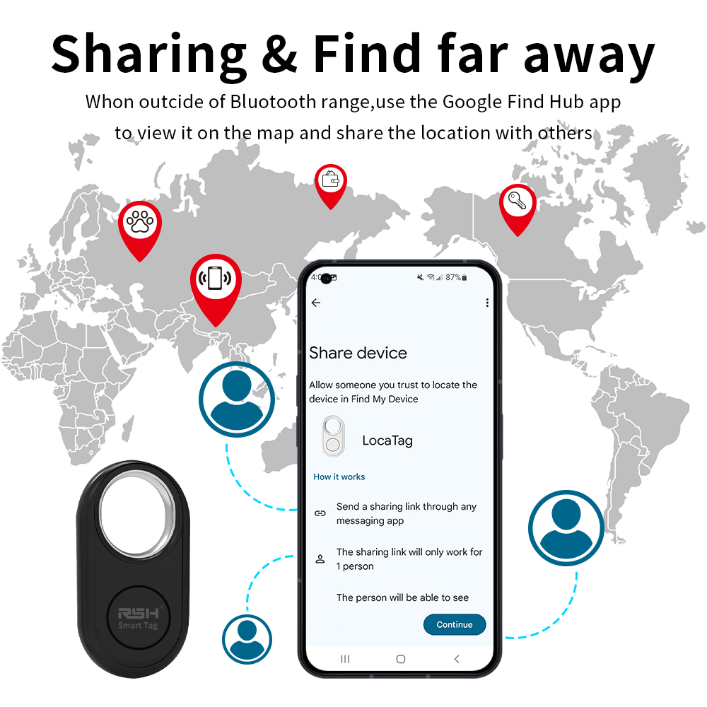 Rastreador GPS RSH 4 Uds para  - Smart Home Hub Samsung reseña y precio