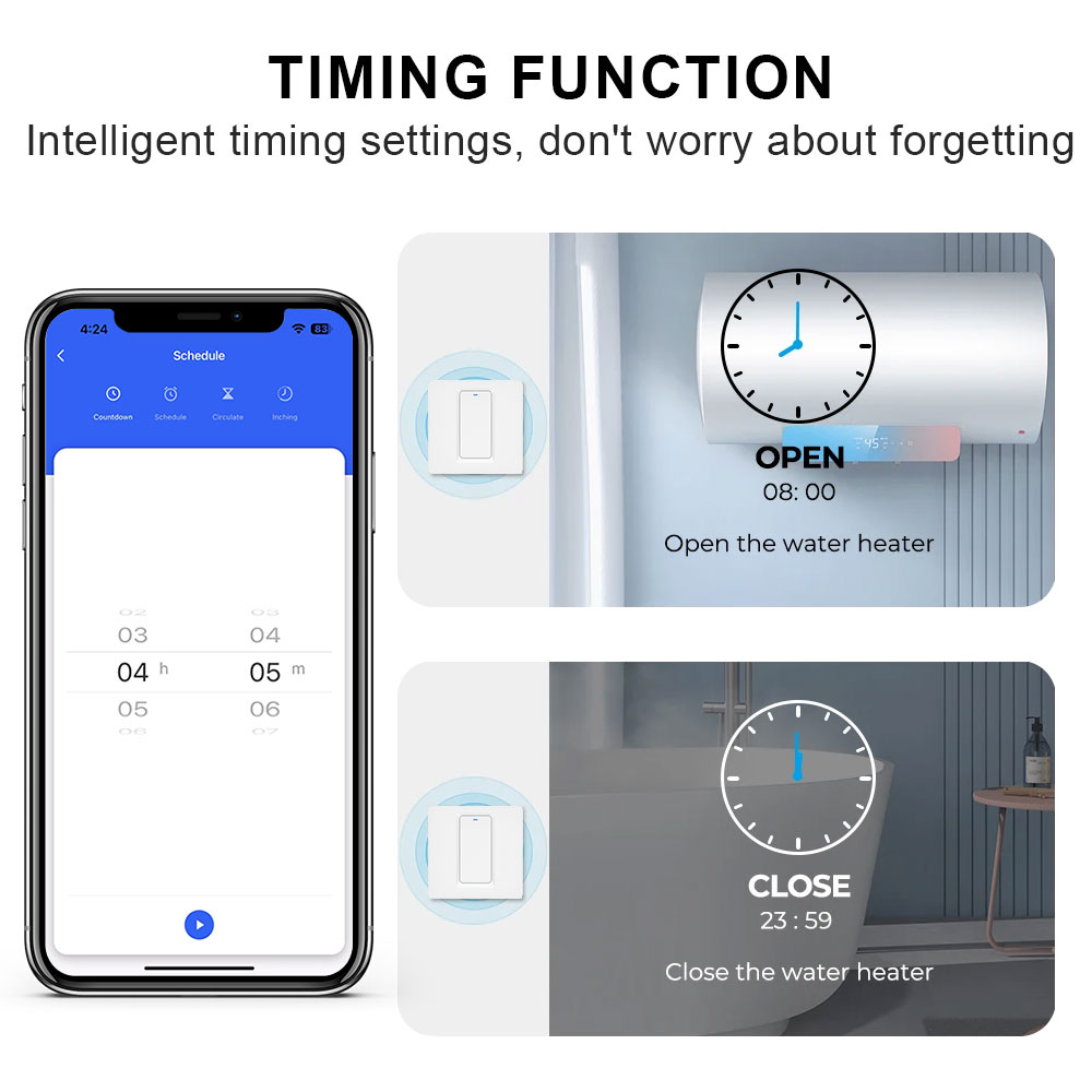 Interruptor de calentador de a - Smart Home Web reseña y precio