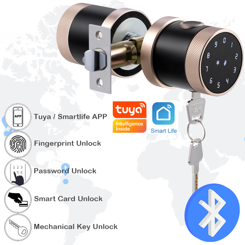 Cerradura de puerta con huella - Smart Home Keyboard reseña y precio