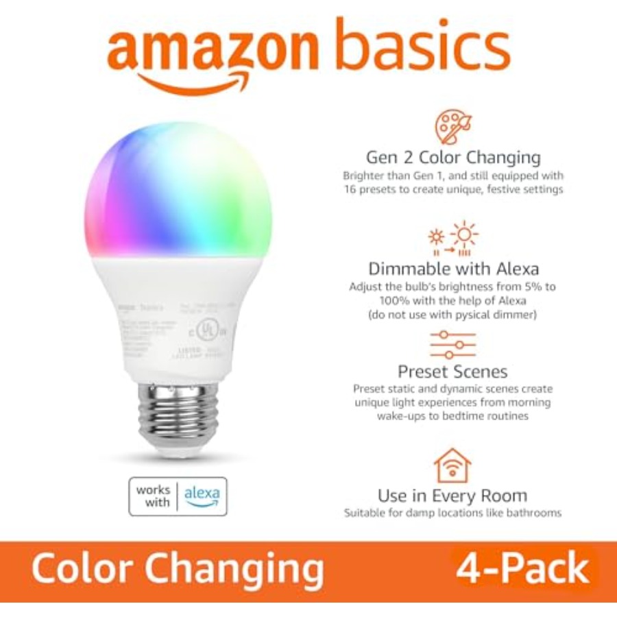 Bombilla LED Inteligente A19,  - Smart Bulb reseña y precio