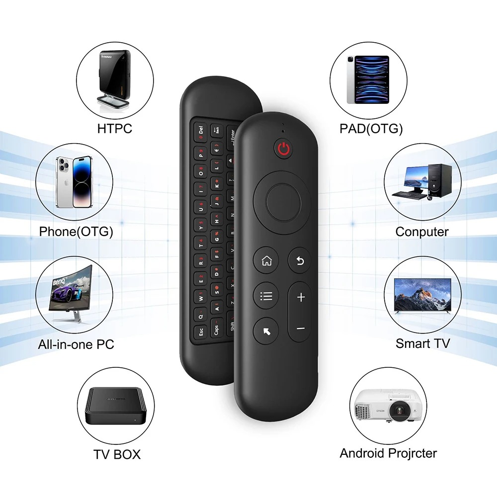 Control remoto Air Mouse giros - Smart Home Keyboard reseña y precio