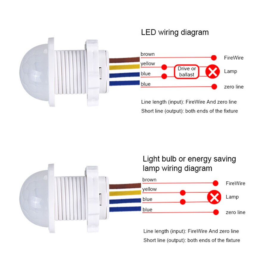 Sensor inteligente AC 110V 220 - Pir Motion Sensor reseña y precio