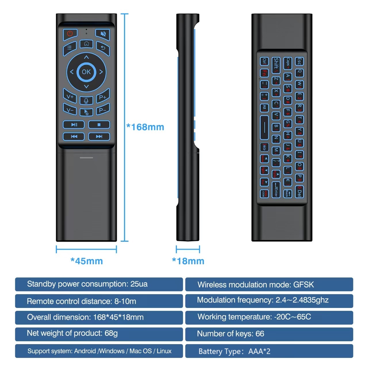 Mini teclado con control remot - Smart Home Keyboard reseña y precio