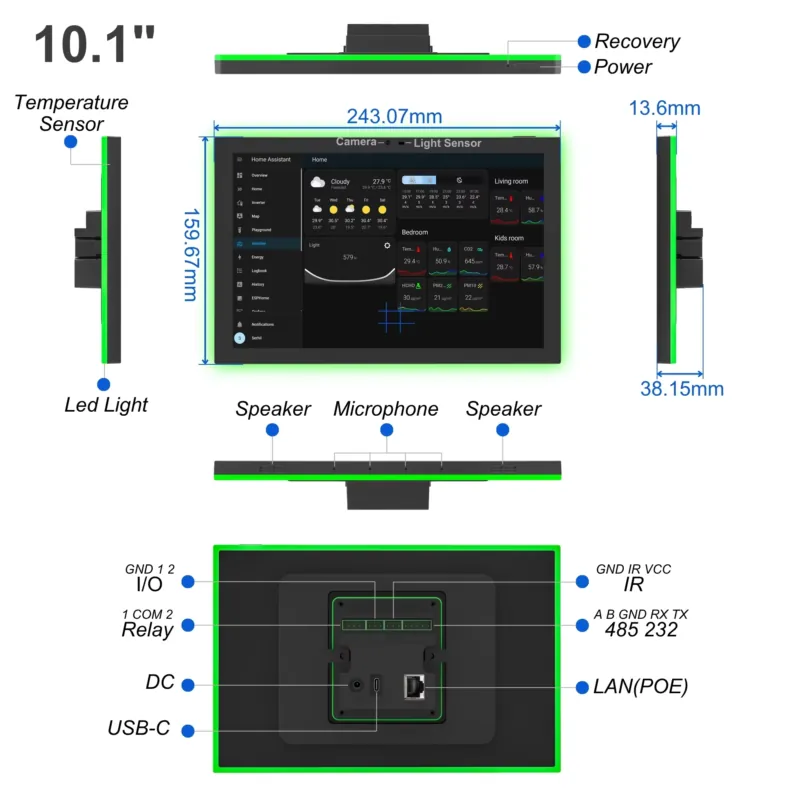 Panel Inteligente para el Hoga - Smart Home Panel reseña y precio