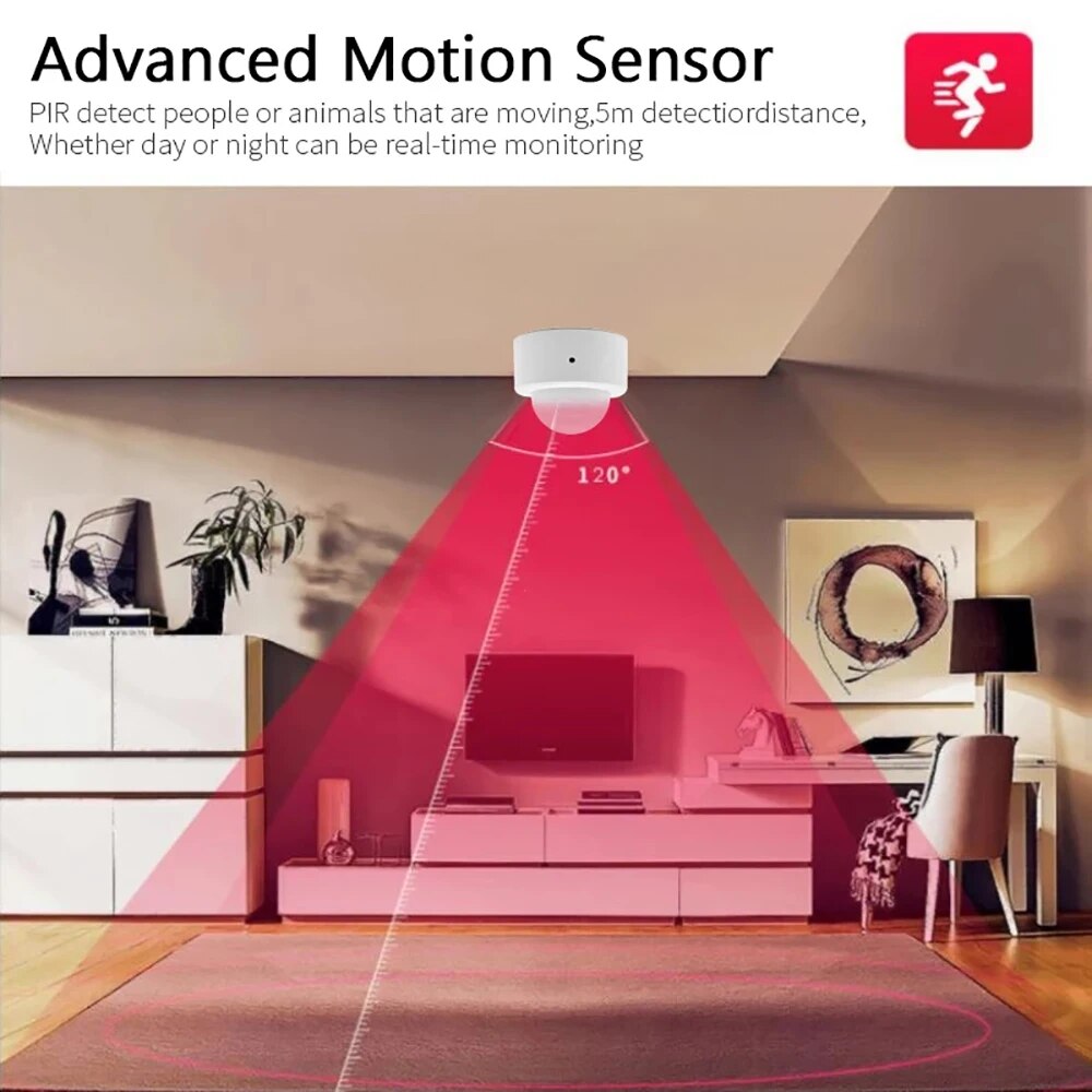 Zigbee-Mini Sensor de movimien - Pir Motion Sensor reseña y precio
