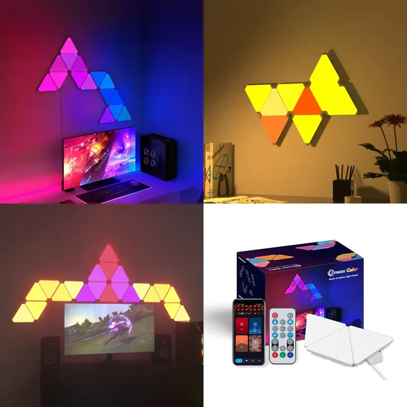 Luces LED triangulares Banqcn  - Smart Home Panel reseña y precio