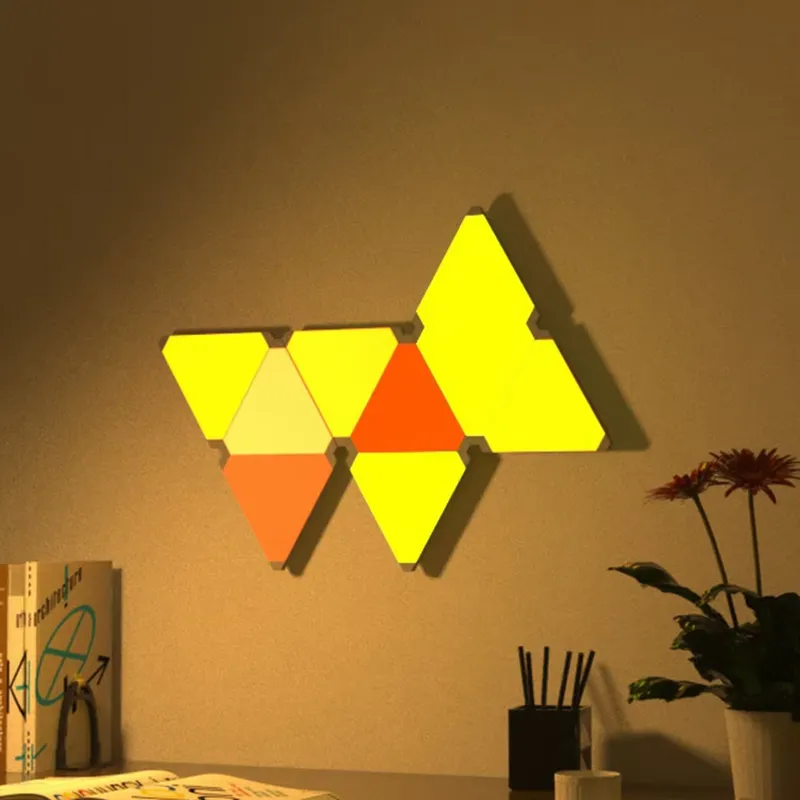 Luces LED triangulares Banqcn  - Smart Home Panel reseña y precio