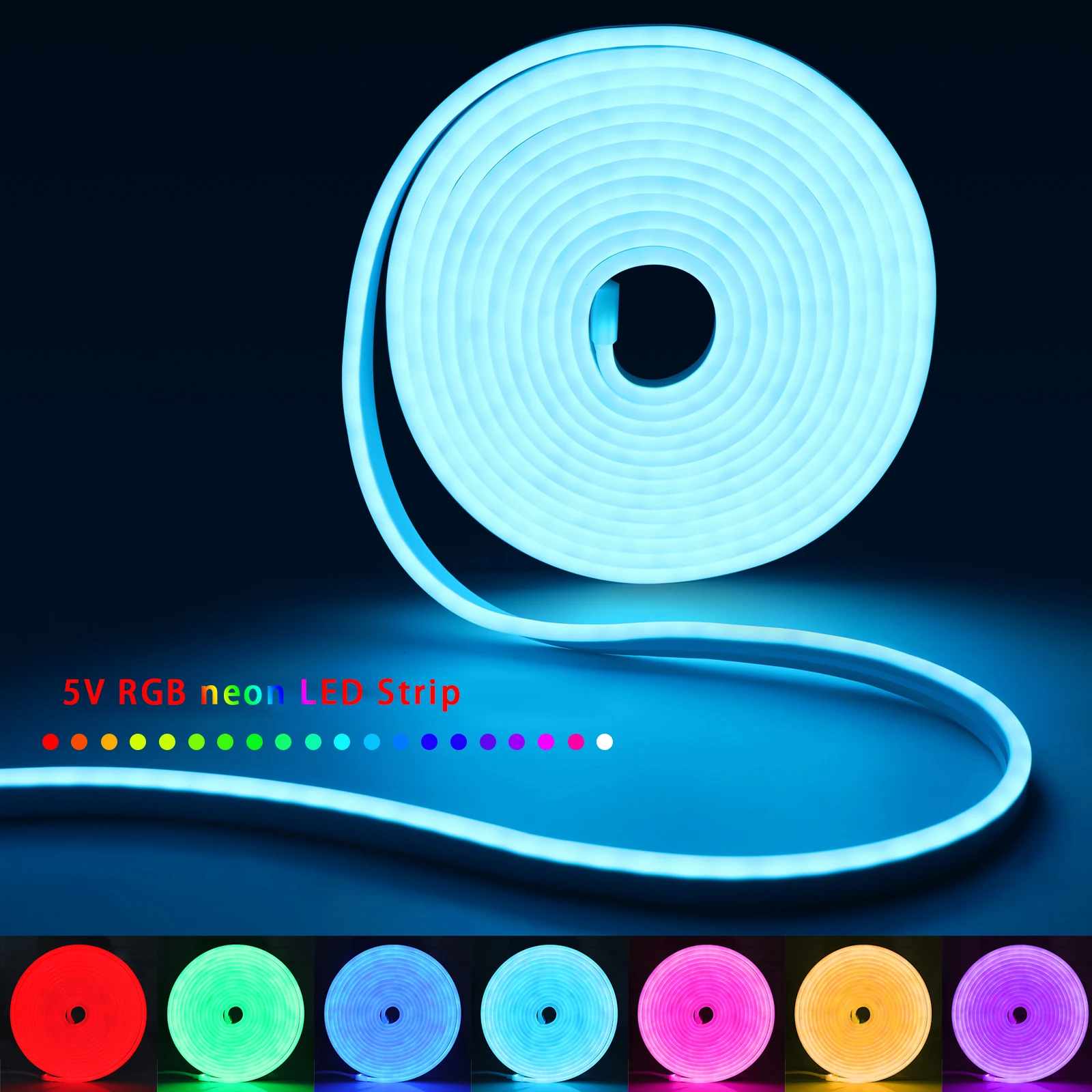 Tira de luces LED de neón RGB  - Smart Home Room reseña y precio